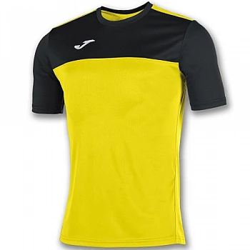 Футболка Joma WINNER жёлто-чёрная к/р S
