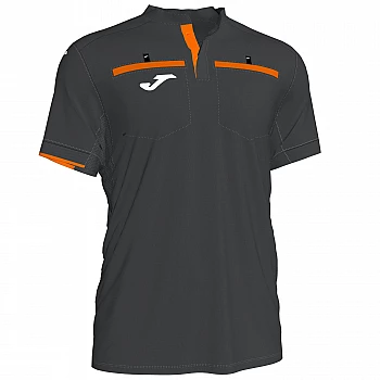 Судейская футболка Joma RESPECT II черно-оранжевая M
