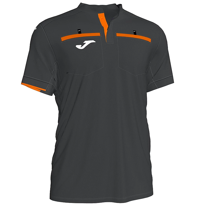 Судейская футболка Joma RESPECT II черно-оранжевая S фото товара