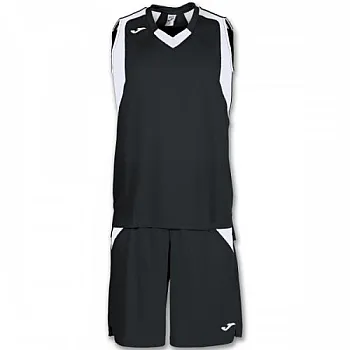 Комплект баскетбольной формы Joma FINAL черно-белый M