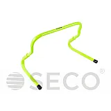 Набор тренировочных барьеров для бега SECO® 15-33 см неонового цвета (5 шт) фото товара