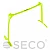 Раскладной барьер для бега SECO® 15-33 см неонового цвета
