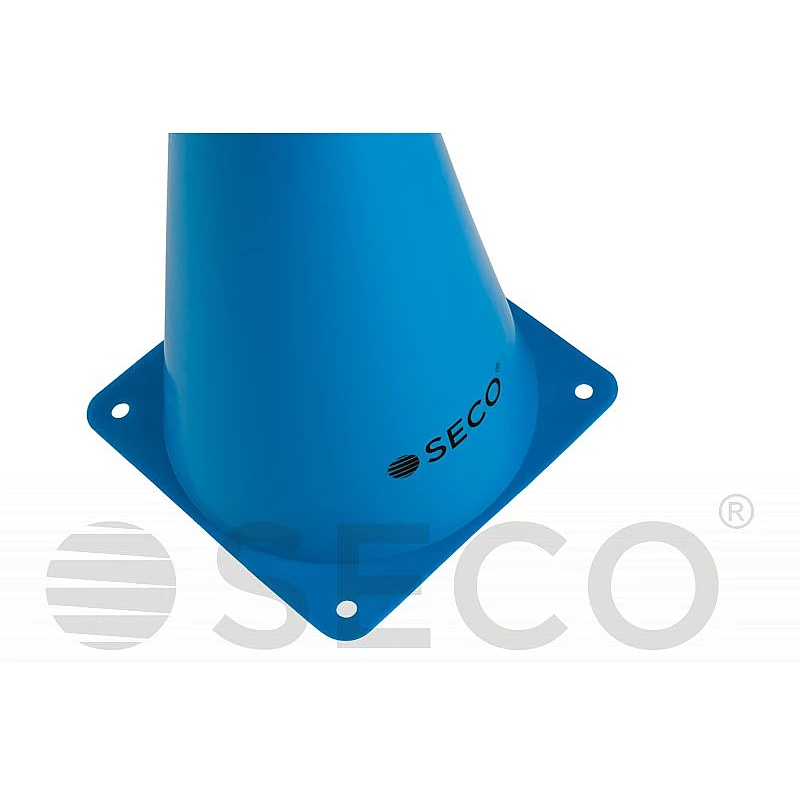 Тренувальний конус SECO® 23 см синього кольору фото товару
