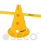 Тренувальний конус з отворами SECO® 30 см жовтого кольору фото товару