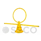 Тренувальний конус з отворами SECO® 30 см жовтого кольору фото товару