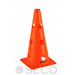 Тренировочный конус с отверстиями SECO® 32 см оранжевого цвета