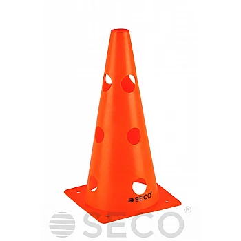 Тренировочный конус с отверстиями SECO® 32 см оранжевого цвета