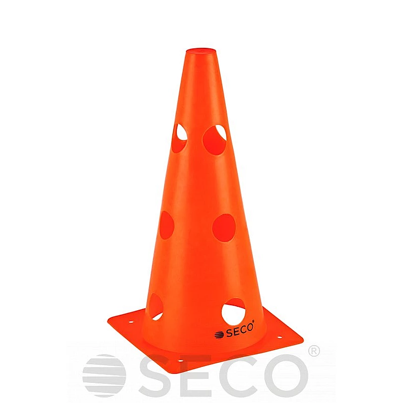 Тренировочный конус с отверстиями SECO® 32 см оранжевого цвета фото товара