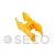 Клипса для слаломной стойки SECO® желтого цвета