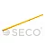Палка для гімнастики SECO® 1 м жовтого кольору
