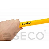 Палка для гімнастики SECO® 1 м жовтого кольору фото товару