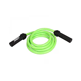 Скакалка утяжеленная LiveUp HEAVY JUMP ROPE 1000 г Green