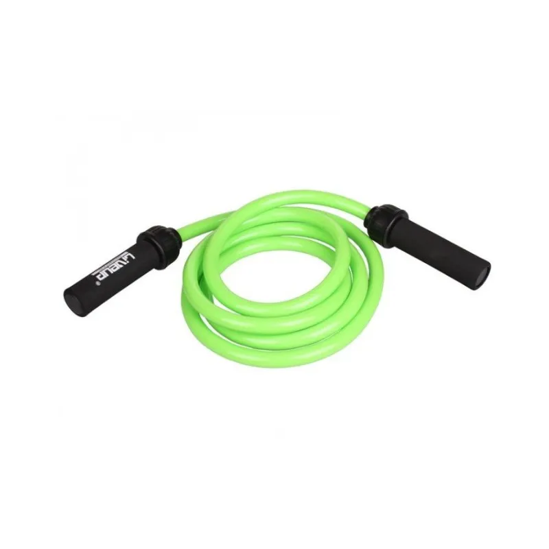 Скакалка утяжеленная LiveUp HEAVY JUMP ROPE 1000 г Green фото товару