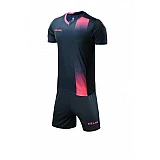 Комплект футбольной формы Kelme ALICANTE JR детский темно-сине-розовый к/р фото товара