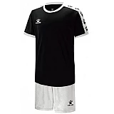 Комплект футбольної форми Kelme COLLEGUE біло-чорний дитячий к/р фото товару