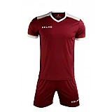 Комплект футбольної форми Kelme SEGOVIA бордовий фото товару