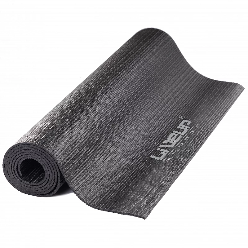 Килимок для йоги LiveUp Yoga Mat Total Black (Limited Edition) фото товару
