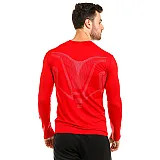 Футболка компрессионная Europaw ls top красная [L] фото товару