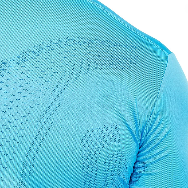 Футболка компрессионная Europaw ls top бирюзовая [XS] фото товару