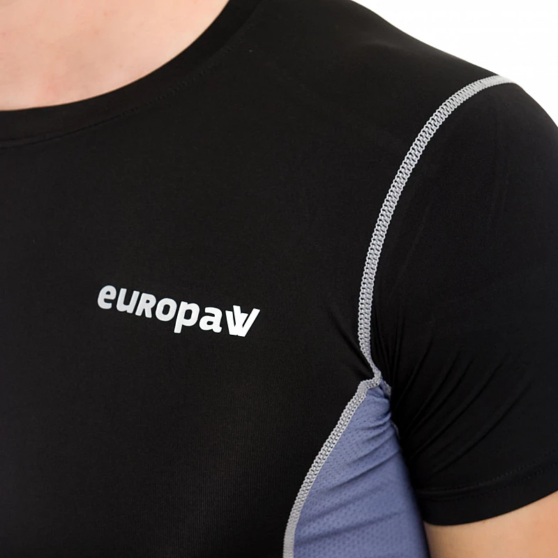 Футболка компрессионная SS Europaw PRO черно-серая [S] фото товара