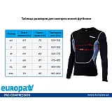 Футболка компрессионная LS Europaw PRO черно-серая [M] фото товару