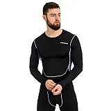 Футболка компрессионная LS Europaw PRO черно-серая [M] фото товару