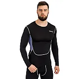 Футболка компрессионная LS Europaw PRO черно-серая [XL] фото товару