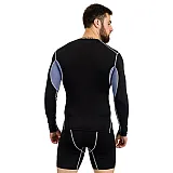 Футболка компрессионная LS Europaw PRO черно-серая [XL] фото товару