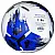 Мяч футбольный Competition Ball бело-сине-черный  [№4]
