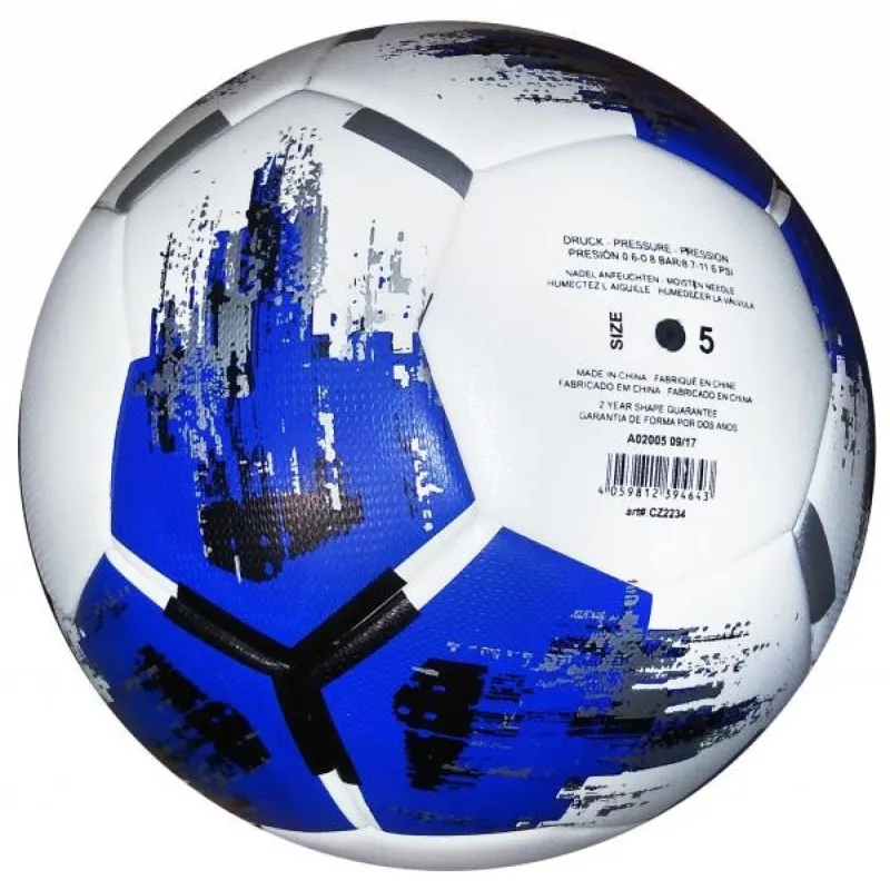 Мяч футбольный Competition Ball бело-сине-черный  [№4] фото товару