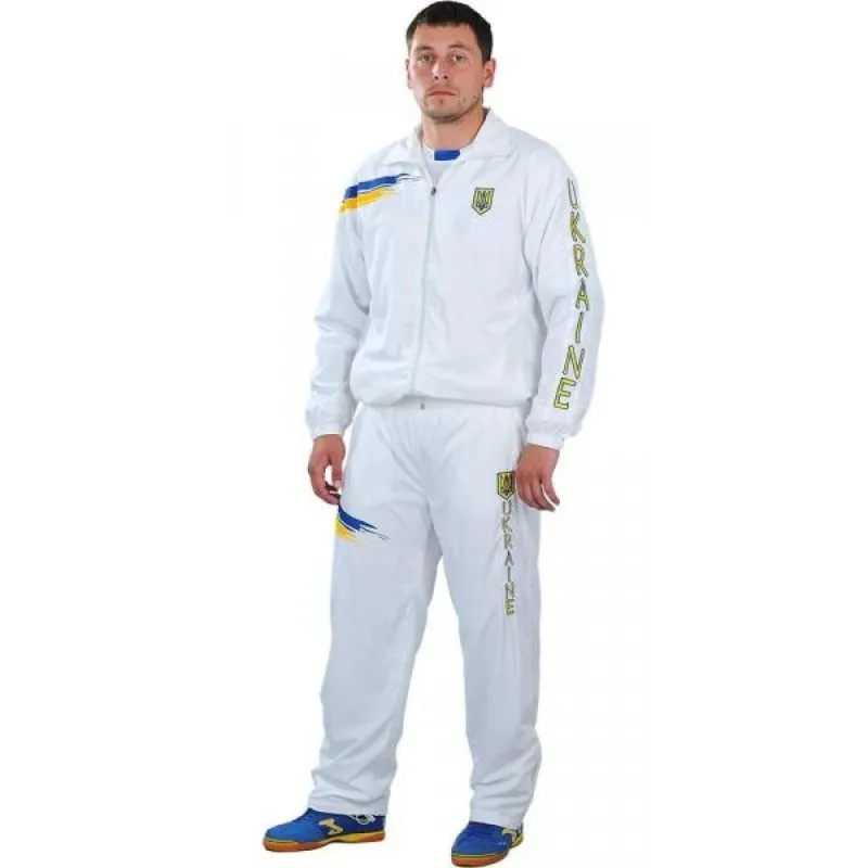 Костюм Europaw Украина полиестер мужской белый [2XL] фото товару