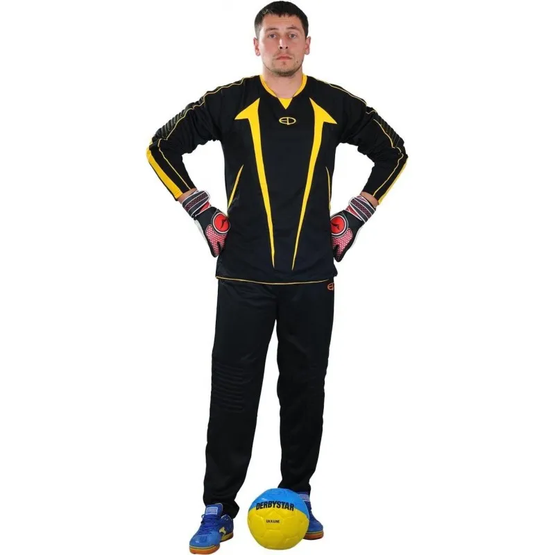 Вратарская форма Europaw черно-желтая р.56 [4XL] фото товару