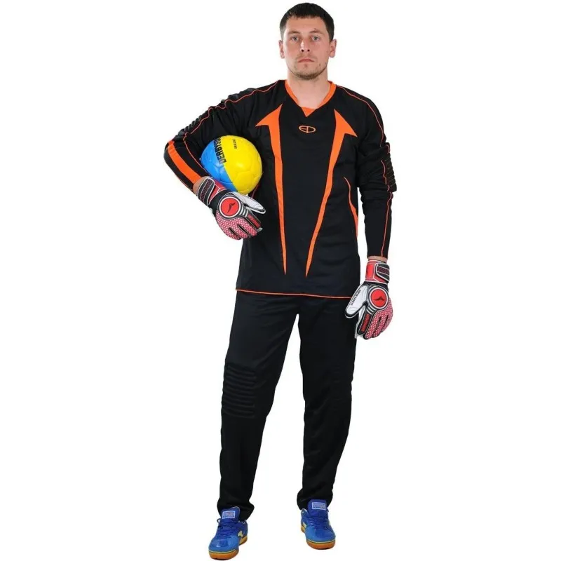 Вратарская форма Europaw черно-оранжевая р.56 [4XL] фото товару