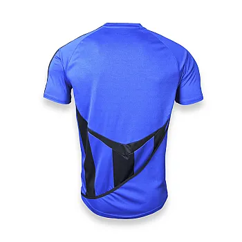 Футбольная форма Europaw 001 сине-черная [S]