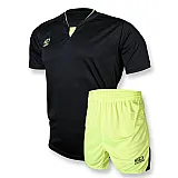 Футбольная форма Europaw 005 черно-салатовая [XS] фото товара