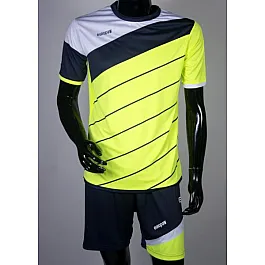 Футбольная форма Europaw 008 салатово-т.синяя [XL]