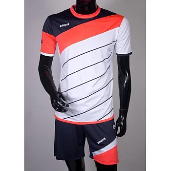 Футбольная форма Europaw 008 бело-коралловый [XS]