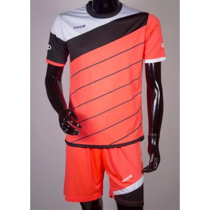 Футбольная форма Europaw 008 кораллово-черный [S] фото товару