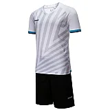 Футбольная форма Europaw 016 бело-черная [3XS] фото товару