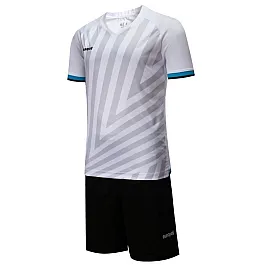 Футбольная форма Europaw 016 бело-черная [3XS]