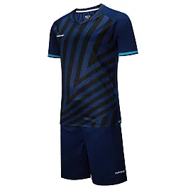 Футбольная форма Europaw 016 т.сине-бирюзовая [XL]