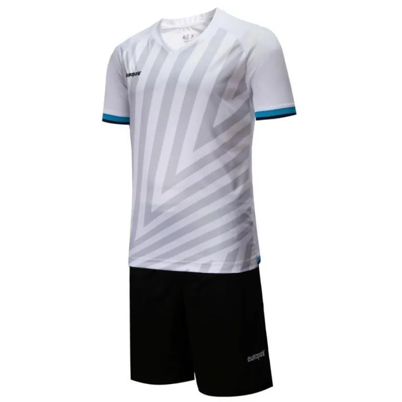 Футбольная форма Europaw 016 бело-черная [XL] фото товару