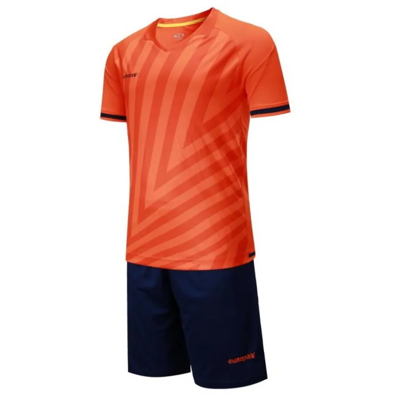 Футбольная форма Europaw 016 коралово-т.синяя [3XS] фото товару