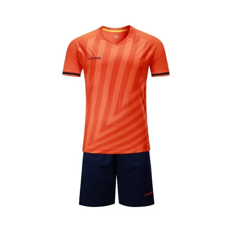 Футбольная форма Europaw 016 коралово-т.синяя [3XS] фото товару