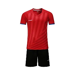 Футбольная форма Europaw 016 красно-черная [XL]
