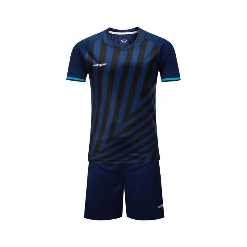Футбольная форма Europaw 016 т.сине-бирюзовая [XS] фото товара