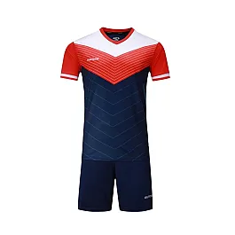 Футбольная форма Europaw 019 т.сине-красно-оранжевая [XL]