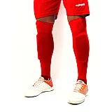 Гетры футбольные Europaw красные с трикотажным носком [41-45] фото товару