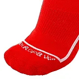 Гетры футбольные Europaw красные с трикотажным носком [41-45] фото товару