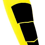 Гетры футбольные Europaw CTM-003 желто-черные с трикотажным носком [41-45] фото товару